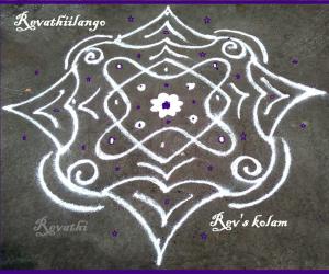 Rangoli: Rev's daily kolam 1