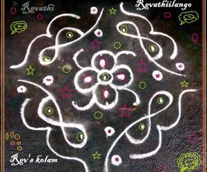 Rangoli: Rev's daily kolam 6: