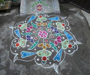 Rangoli: valentine