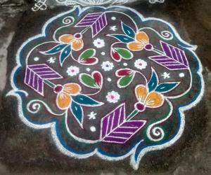Rangoli: Rev's margazhi kolam 19.