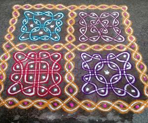 Rangoli: Rev's chikku kolam 62.