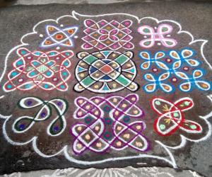 Rangoli: Rev's chikku kolam 62.