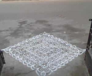 Rangoli: dew drops contest entry 2016-17