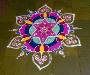 Vinayaka chaturthi kolam