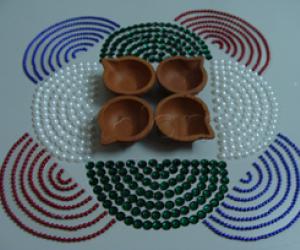 kundan rangoli