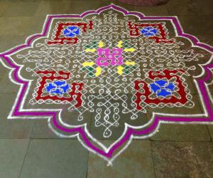 Margazhi rangoli