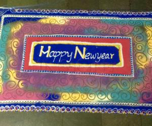 Rangoli: Newyear kolam