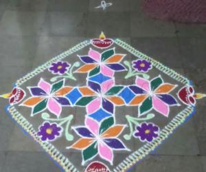 Tamil new-year rangoli