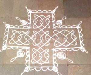 Rangoli: Monday kolam