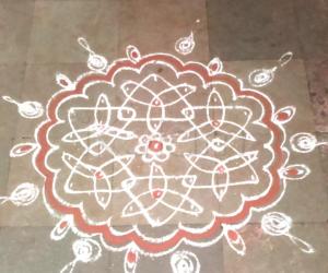 Rangoli: Friday kolam