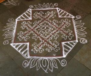 Rangoli: Thai krithigai Friday kolam