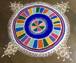 Navaratri rangoli 