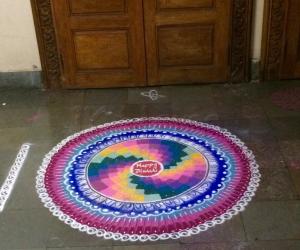 Rangoli: Deepavali rangoli