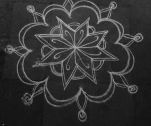 Rangoli: simple kolam