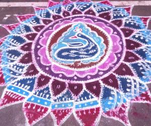 Colours kolam