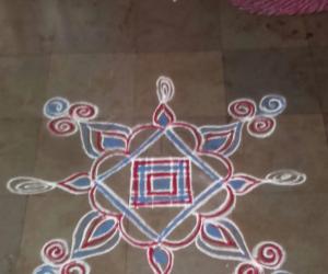 Simple Friday kolam