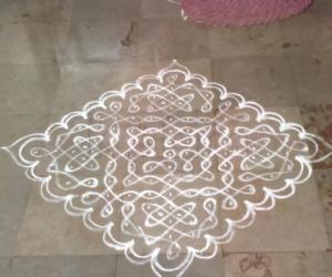 Rangoli: Friday kolam 