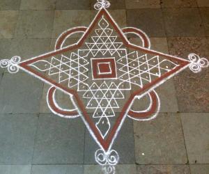 Sivarathri kolam