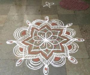 Rangoli: Friday poornima