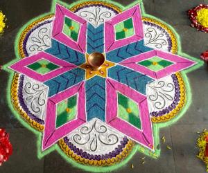Special Pooja kolam
