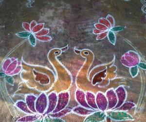 Rangoli: Ducks