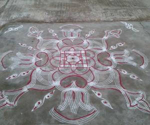 Rangoli: Friday kolam
