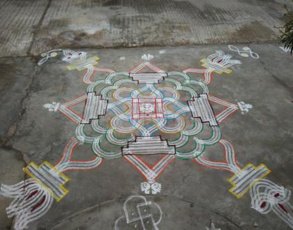 Rangoli: Sri RamaNavami Kolam