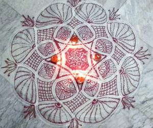 Double stroke padi kolam