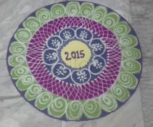 New year rangoli