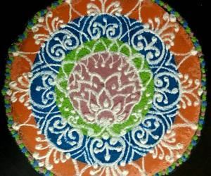 Sanskar Bharthi Rangoli / Freehand Rangoli 