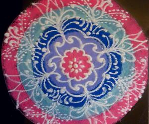 Rangoli: Happy Tamil New Year to all.