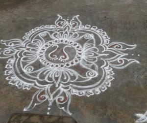 Lakshmi kolam