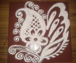 Rangoli: simple design kolam