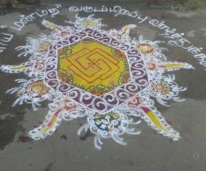 tamil new year kolam