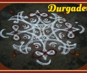 Rangoli: Double stroke Friday Kolam by DD