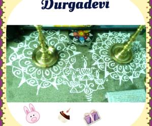 Maa kolam in pooja by DD