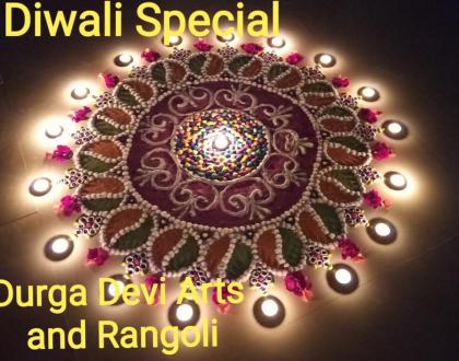 Diwali Rangoli by DD
