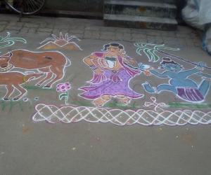 dd mattu pongal kolam collection