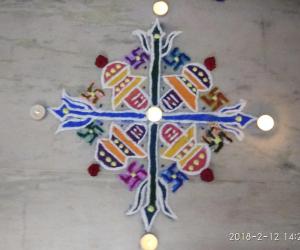 Rangoli: Sivaratri Special Pulli Kolam 