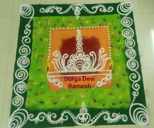 Sanskar Bharti Rangoli design 