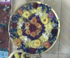 Rangoli: dd first floating flower decoration