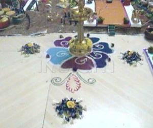 Rangoli: dd deepam rangoli