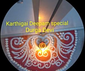 Karthigai Deepam special kolam 7