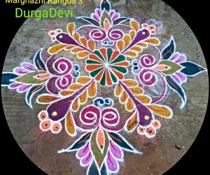 Rangoli: Mandala Design Marghazhi Rangoli 3