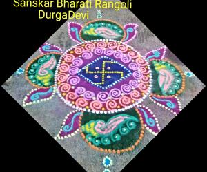 Karthigai Deepam special kolam 14