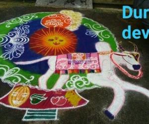 Rangoli: Mattu Pongal kolam