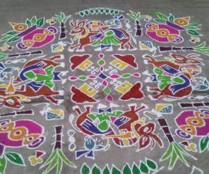 pongal kolam