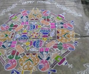 another pongal kolam