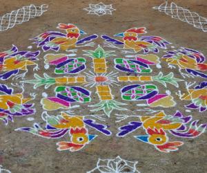 One of my pongal kolam