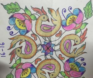 Lotusand swans kolam